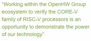 OneSpin Contributes to the OpenHW Ecosystem to Achieve Processor Integrity for the CORE-V CVE4 Open-Source RISC-V Cores | businesswire