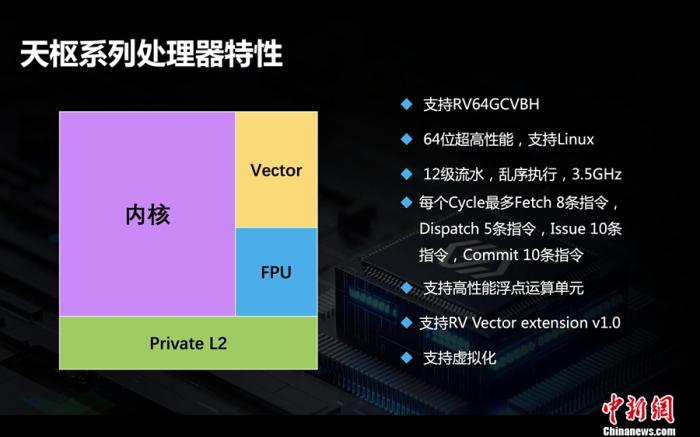 Saifang Technology releases leading performance RISC-V Tianshu processor core (Chinese) | China News Network