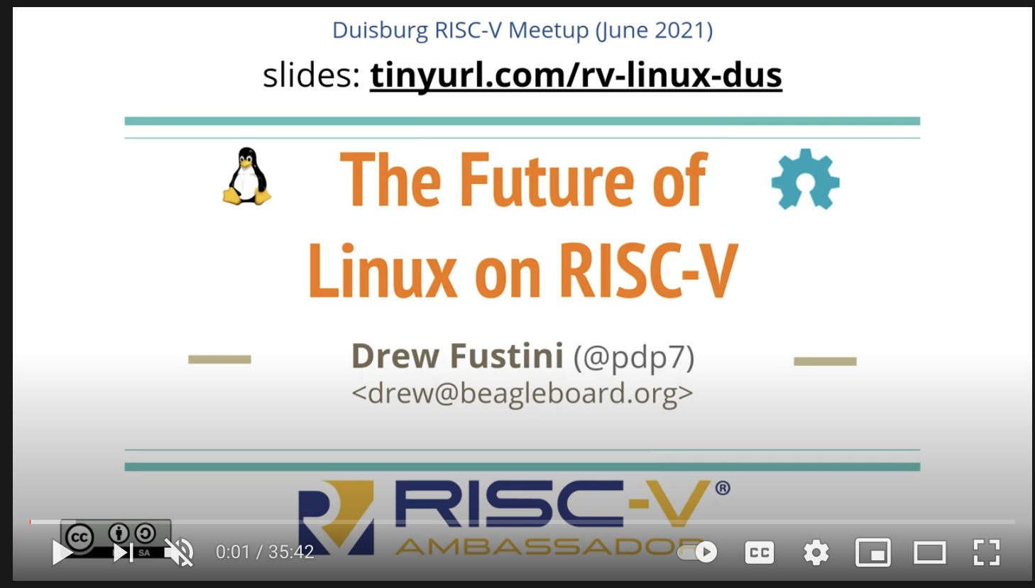 Video: The Future of Linux on RISC-V