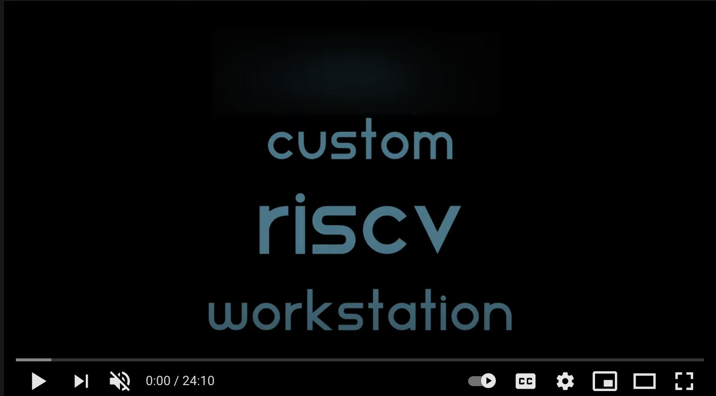 Video: RISC-V Custom PC Build