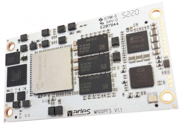 M100PFS SoM with Microchip’s PolarFire SoC FPGA Goes into Series Production