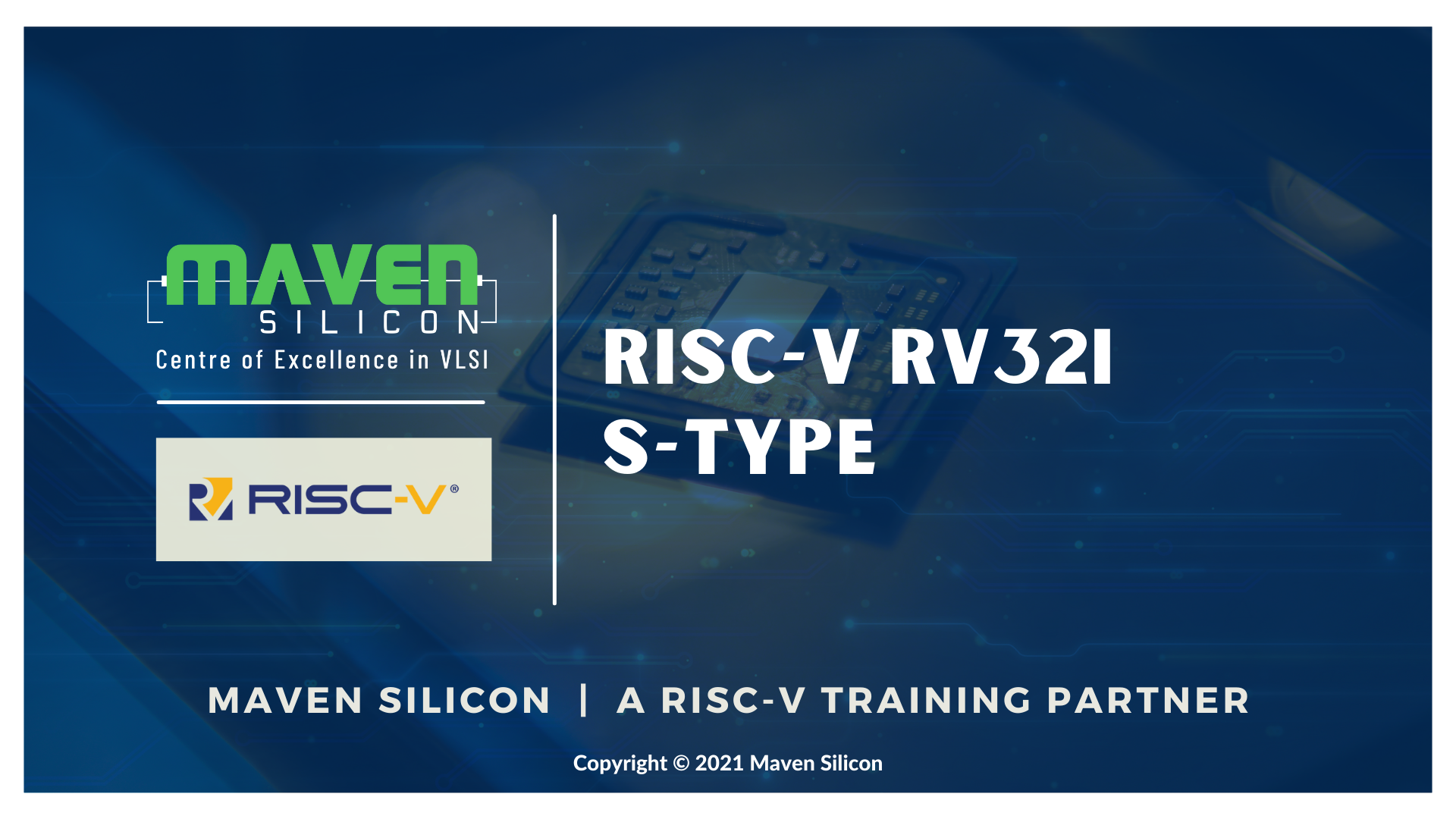 RISC-V RV32I S-Type | Maven Silicon