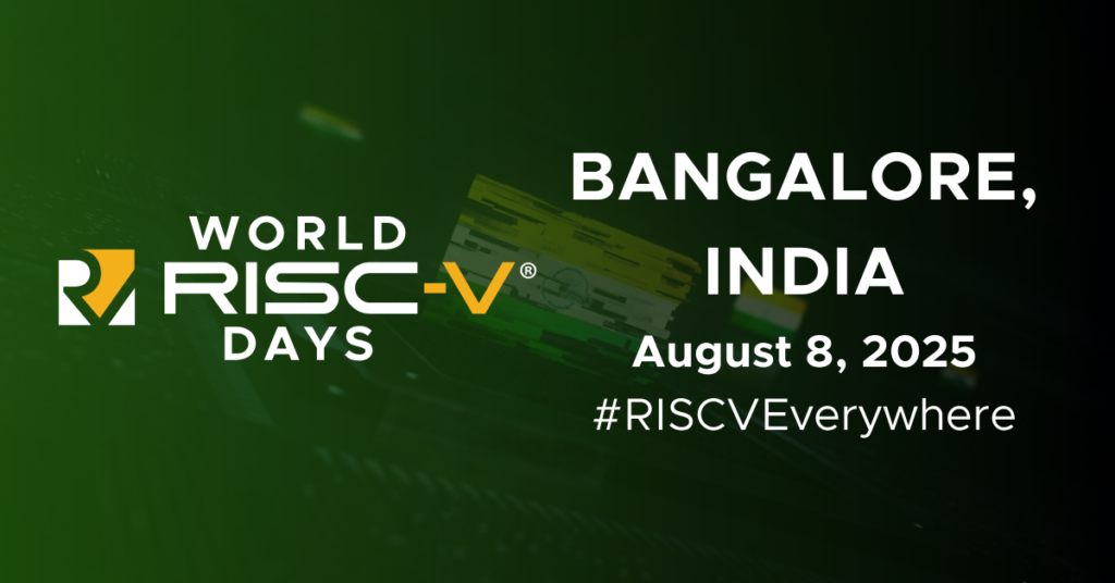 RISC-V Days - Bangalore, India 2025